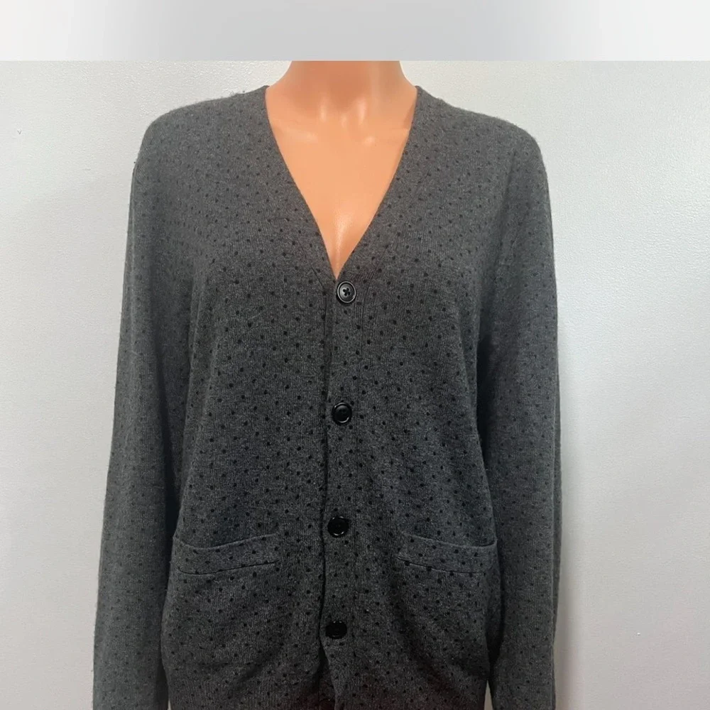 J. Crew Charcoal Cardigan Sweater